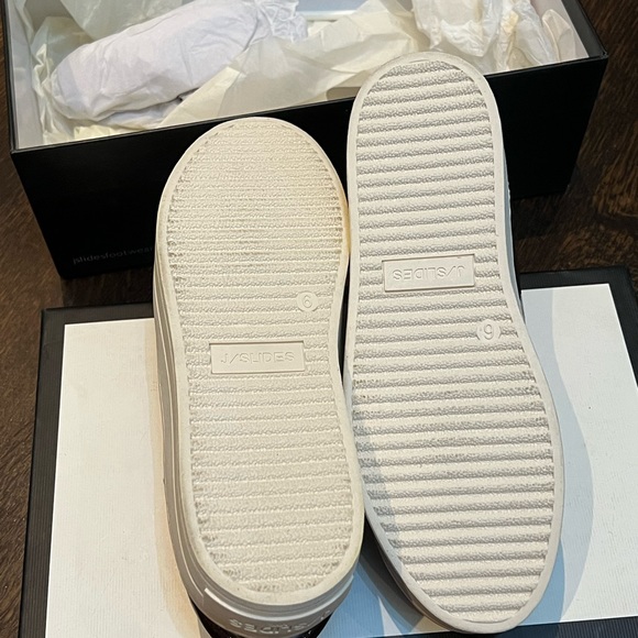 New Slide Leather slide sneakers. Mauve colour. Never worn. - Picture 2 of 5